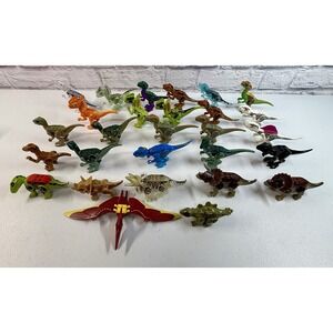 Huge Lot Of 28 Jurassic World Dinosaurs Building Blocks Construction Set *MINT*
